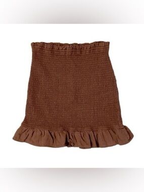 Abercrombie cotton smocked mini skirt
